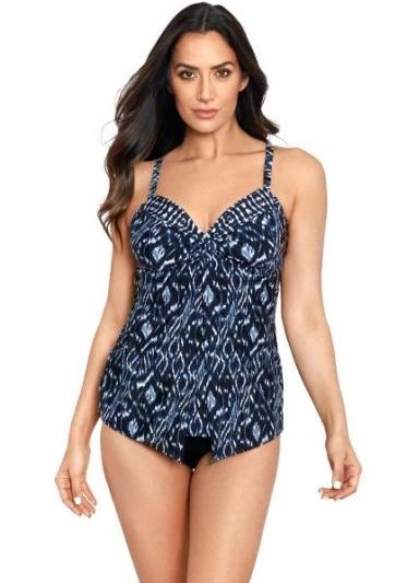Womens Pa Tankini Blauw