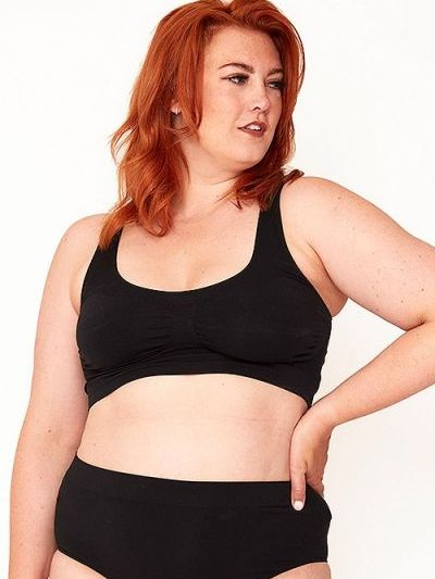 Seamless Bra Bh Zonder Beugel Zwart