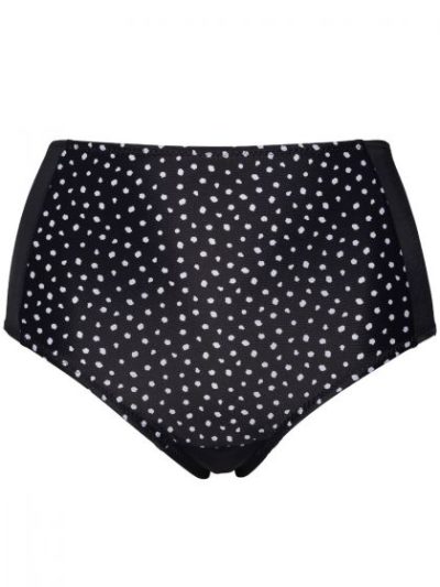 Dots Bikini Slip Zwart