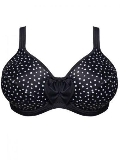 Dots Bikini Top Zwart
